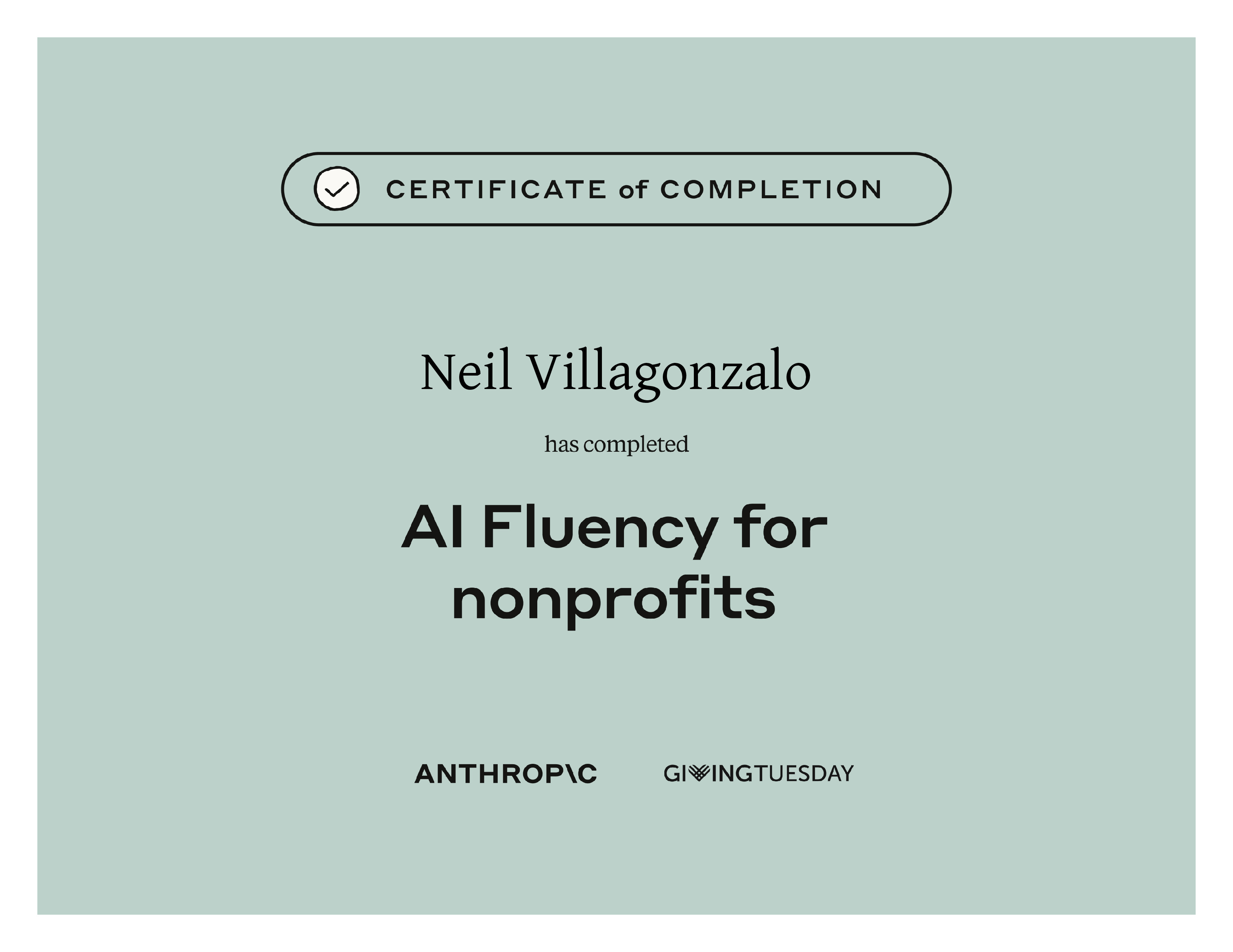 AI Fluency for Nonprofits Certification